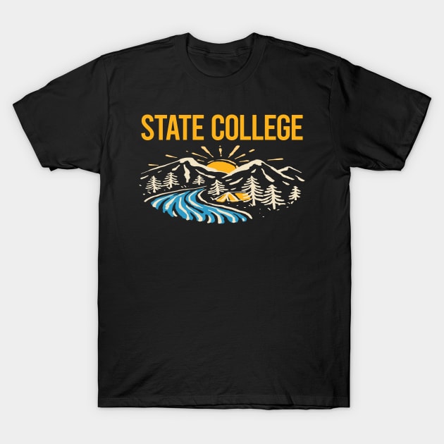 Nature Landscape College T-Shirt by rosenbaumquinton52